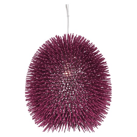 Varaluz Urchin 1-Lt Pendant - Plum 169P01PL